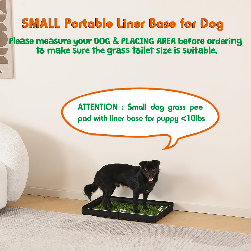 HQ4US 4LEGS tapis d’herbe artificielle double-face, durable et facile à nettoyer.