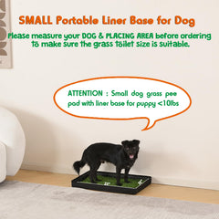 HQ4US 4LEGS tapis d’herbe artificielle double-face, durable et facile à nettoyer.