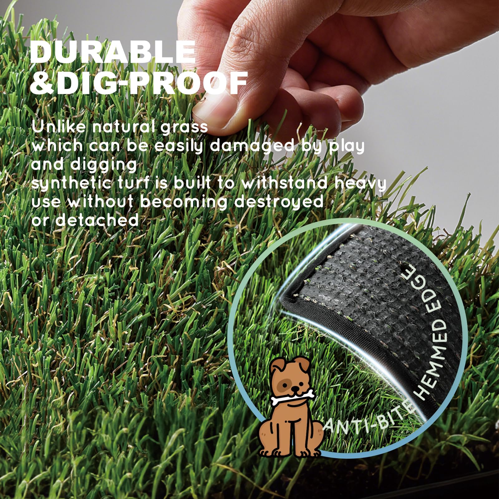 HQ4US 4LEGS: tapis herbe artificielle usage quotidien, alternative pratique.