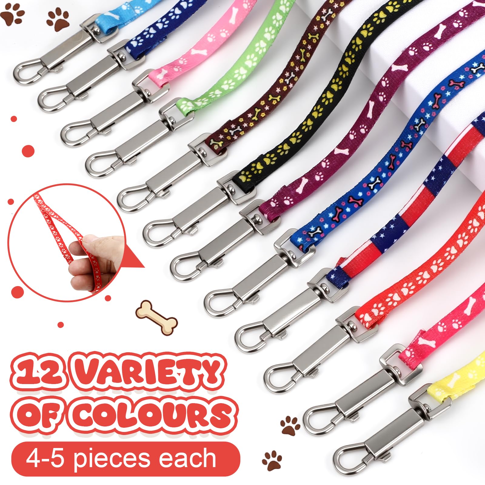 Couleurs vibrantes Hsei facilitant l’identification des chiots pendant les sorties.