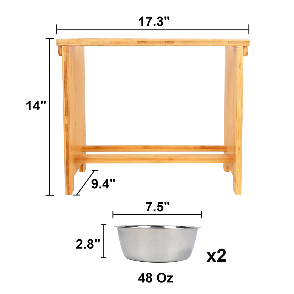 HTB support chien hauteur élevée, adapté à différentes postures.