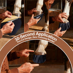 HTtoy bande sabot application rapide facilite le bandage du sabot.