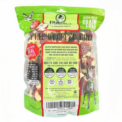 Friandises Hubert Premium: morceaux canard-pomme croustillants pour entraînement.