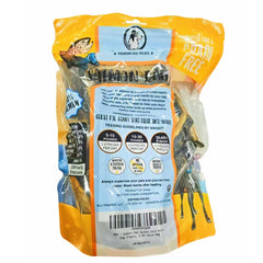 Hubert Pet rouleaux peau de saumon avec texture croquante appréciée par les chiens.