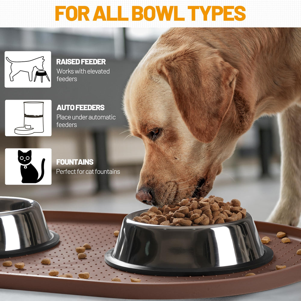 Hubulk tapis alimentation imperméable idéal sous gamelle et fontaine.