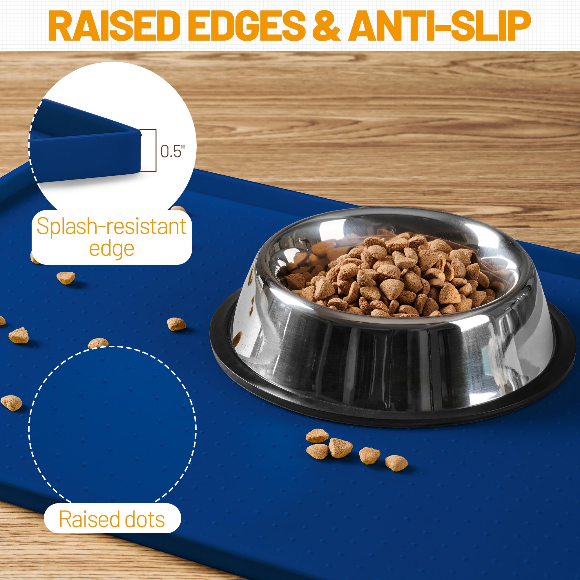 Hubulk tapis antiderapant offre stabilité sous les bols.