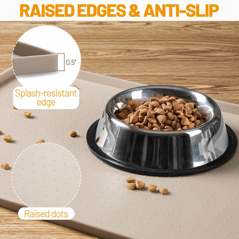 Hubulk tapis-antiderapant-chien-assiette: l-assiette reste en place pendant le repas.