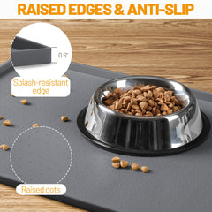Hubulk Tapis anti-dérapant, bol en place pendant les repas.