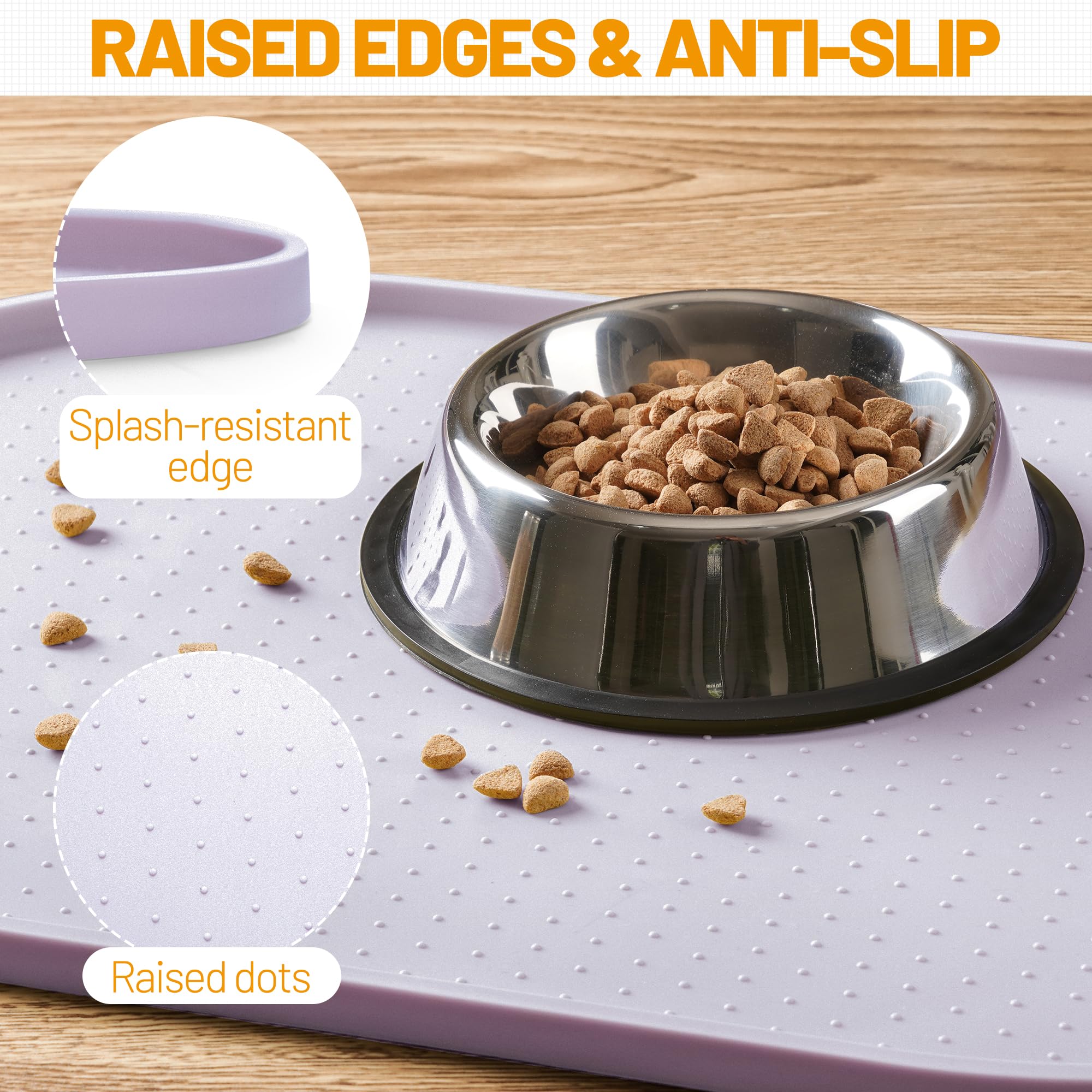 Hubulk tapis repas silicone, lavable au lave-vaisselle et au micro-ondes.
