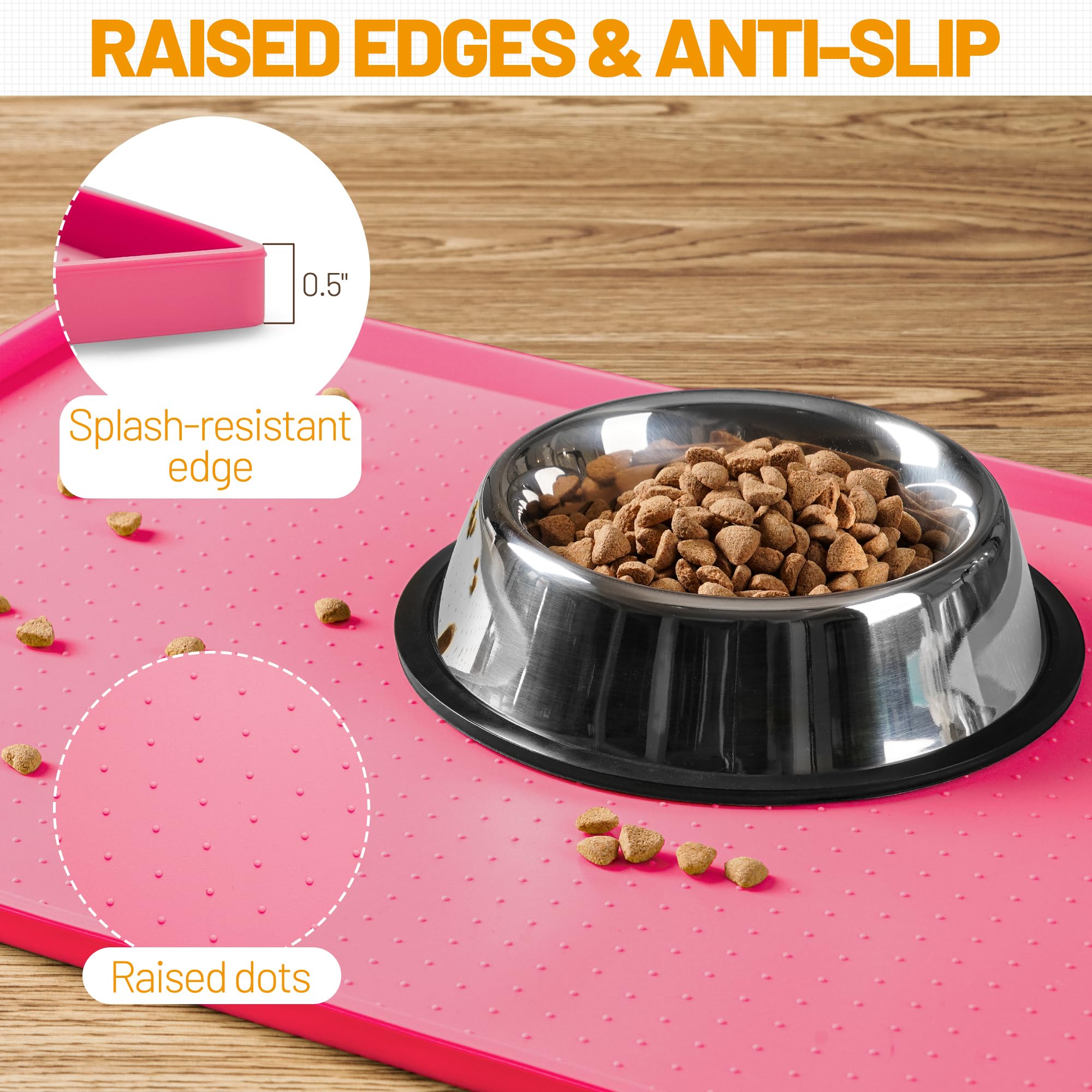Hubulk Tapis silicone alimentaire sans bisphénol A, sûr au quotidien.