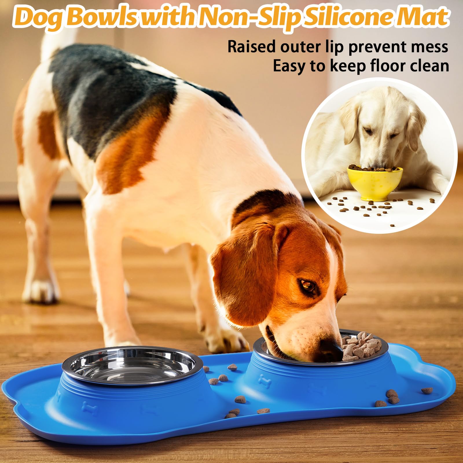 Hubulk tapis silicone anti-éclaboussures réduit les déversements.