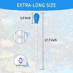 Pipette longue Hufopik utilisée pour nourrir les coraux sans perturber le décor.