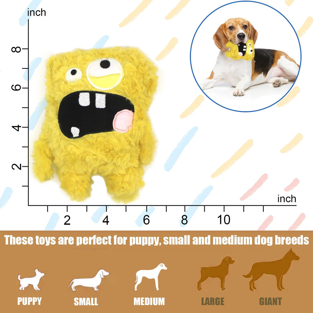 Jouet Hugeme d’activités quotidiennes, jaune, pour occuper le chien.