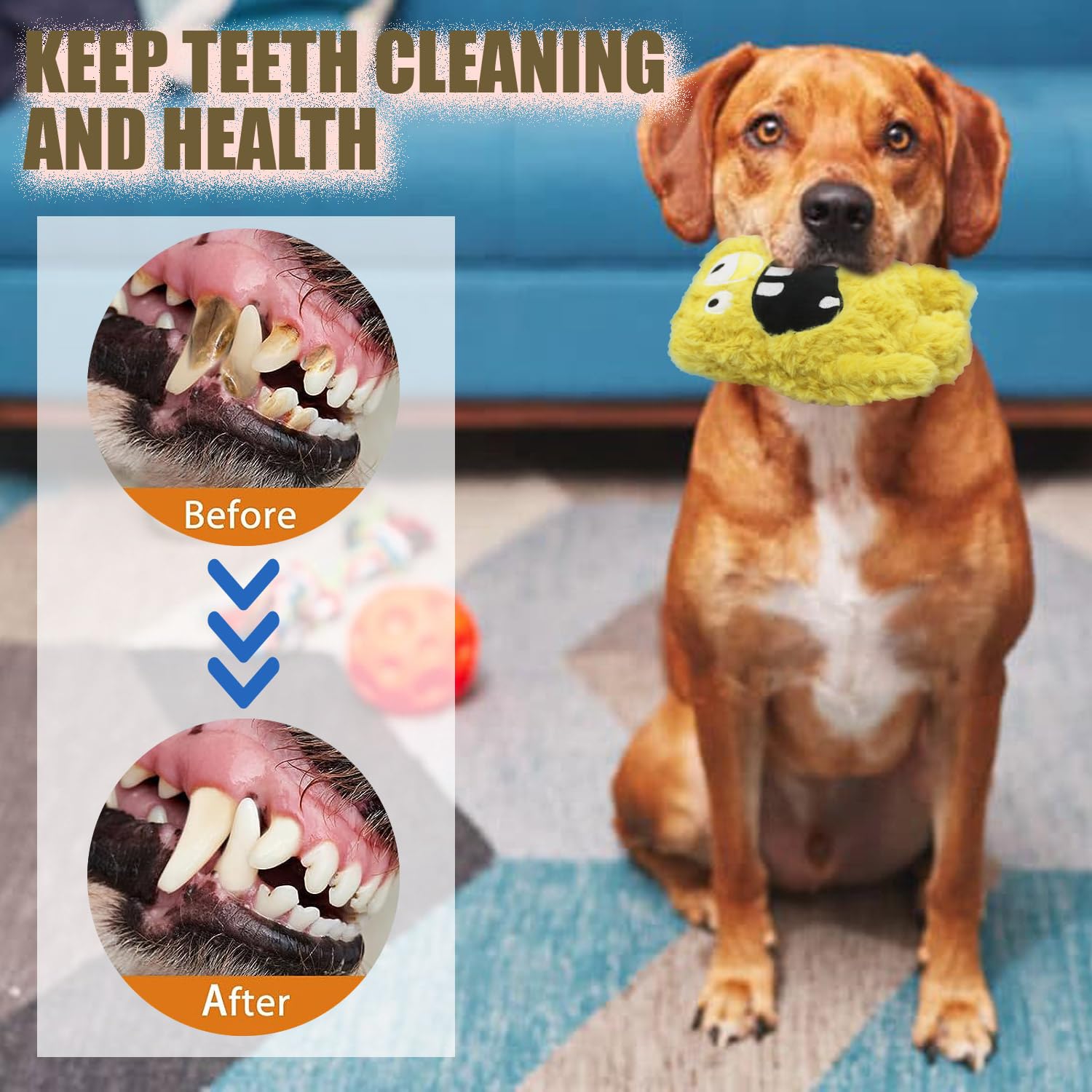 Accessoire Hugeme de loisir pour chien, jaune, polyvalent.