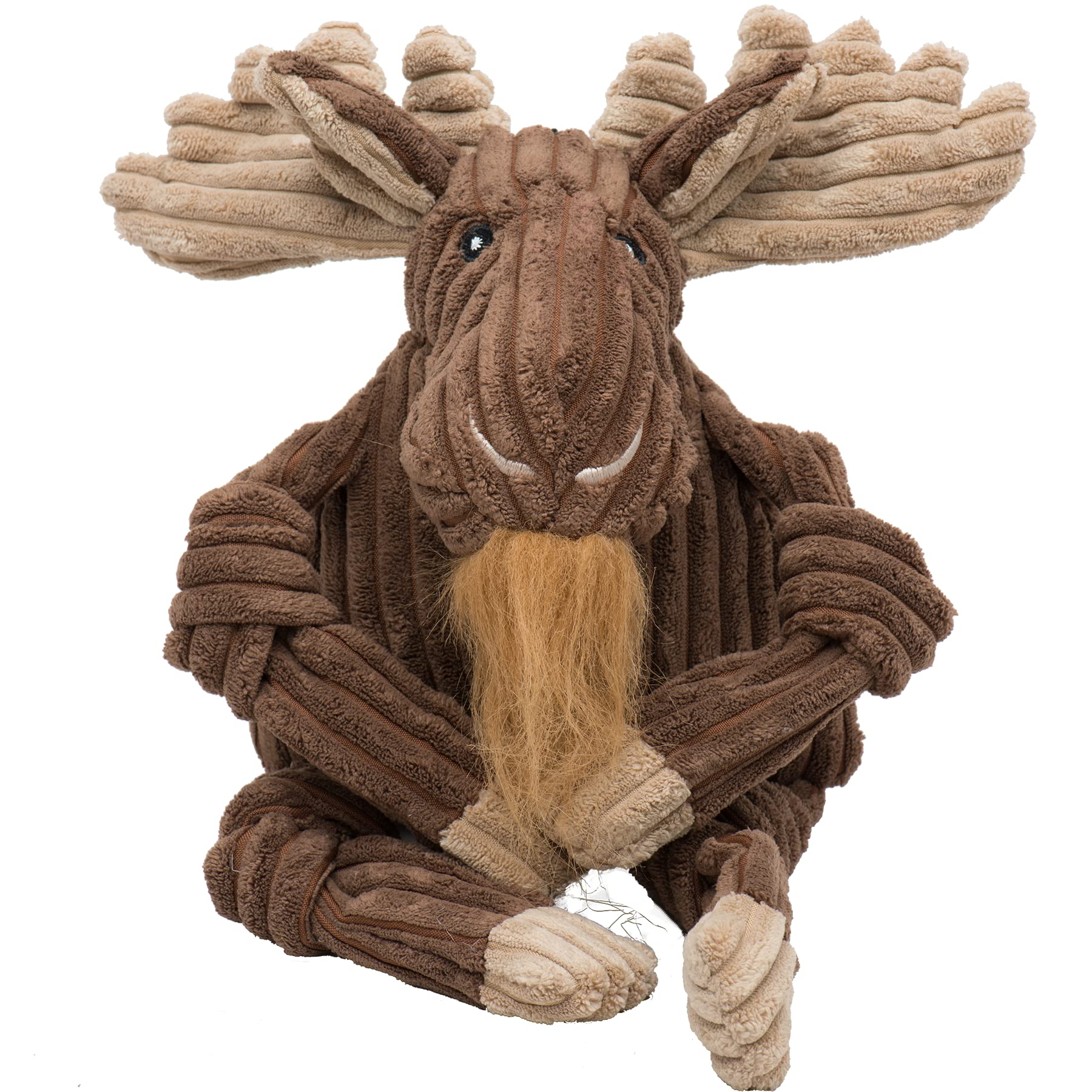 Manny Moose Knottie peluche-chien, jouet doux et stimulant pour sessions de jeu quotidiennes