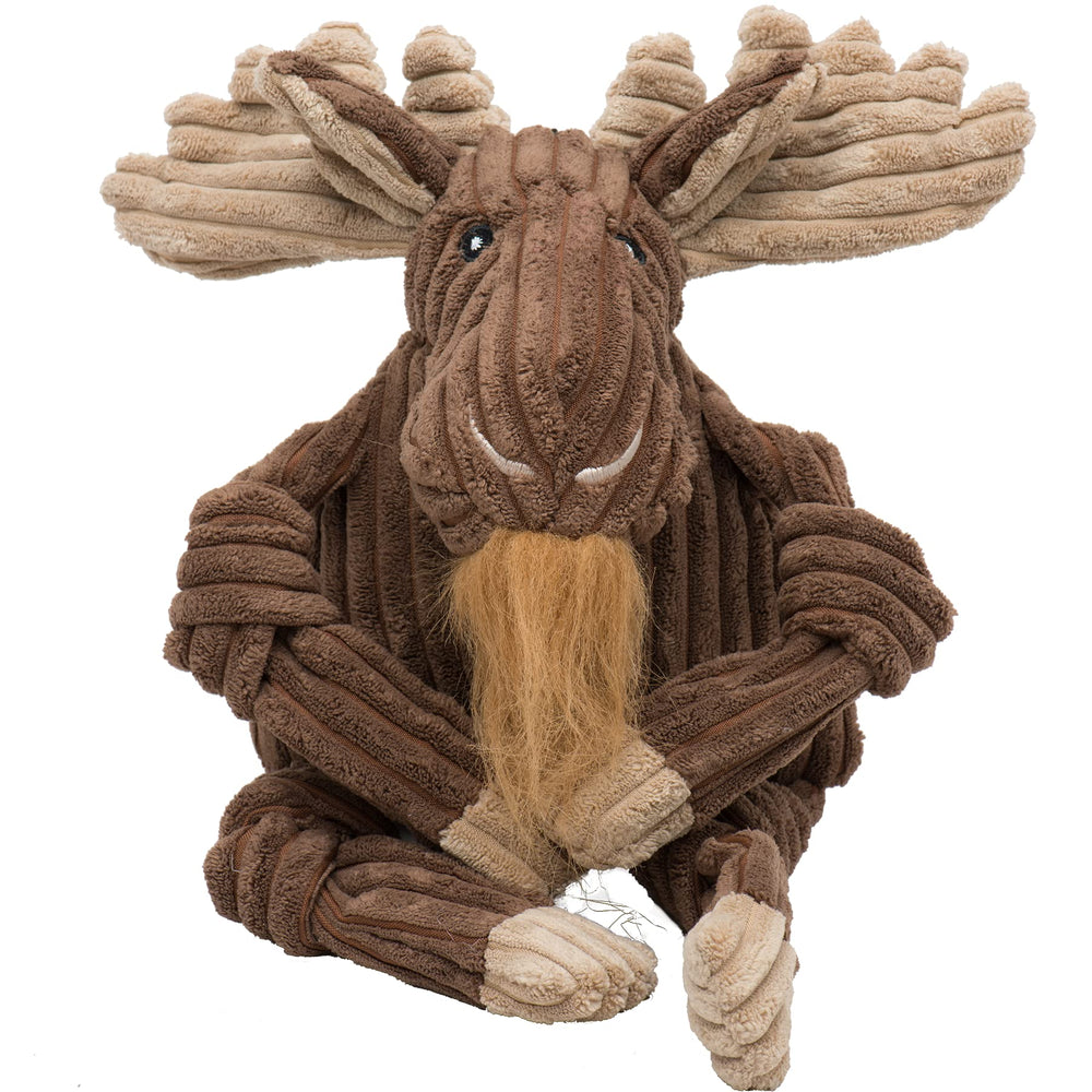 Manny Moose Knottie peluche-chien, jouet doux et stimulant pour sessions de jeu quotidiennes