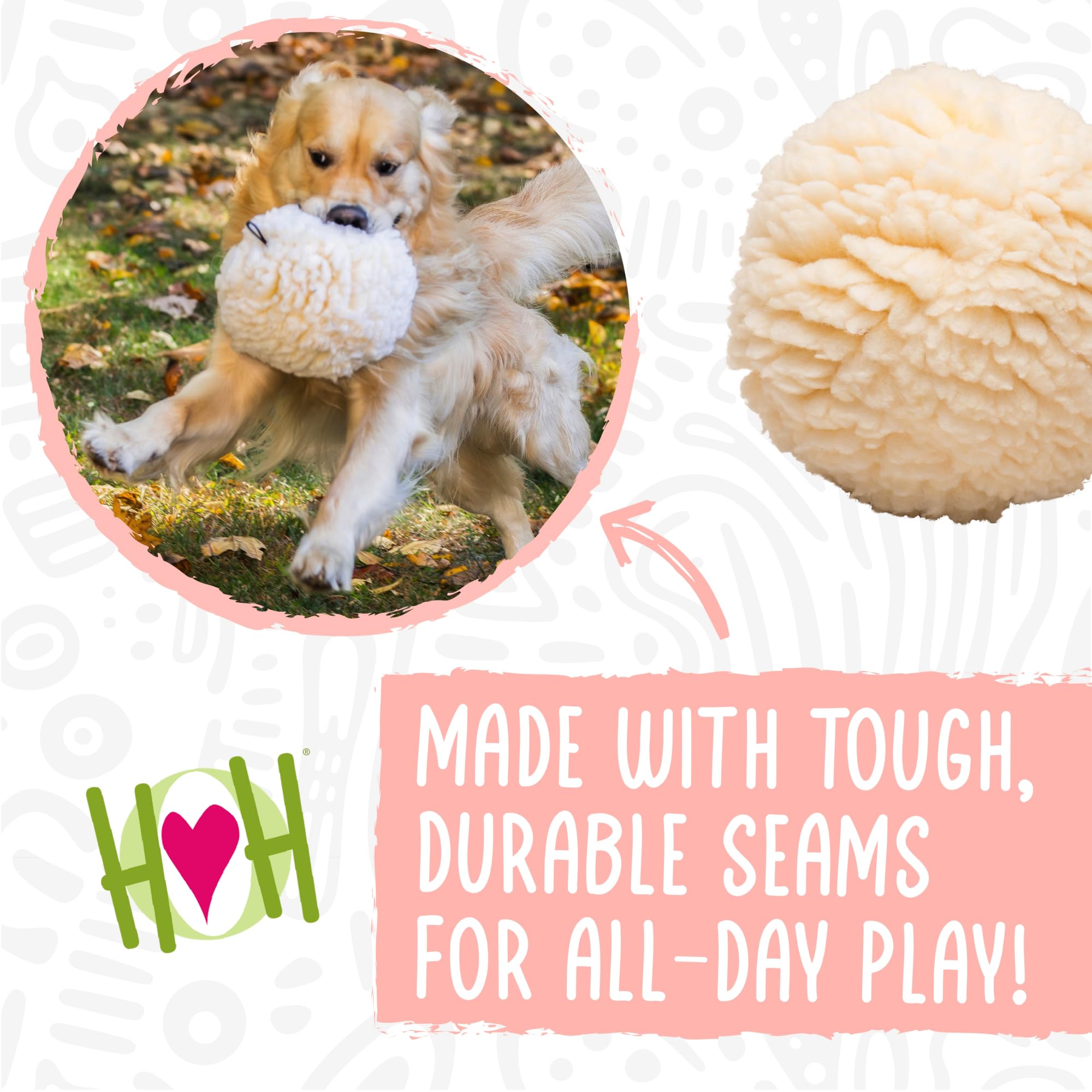 Qualité HuggleHounds fiable, conçu pour durer avec des matériaux durables.