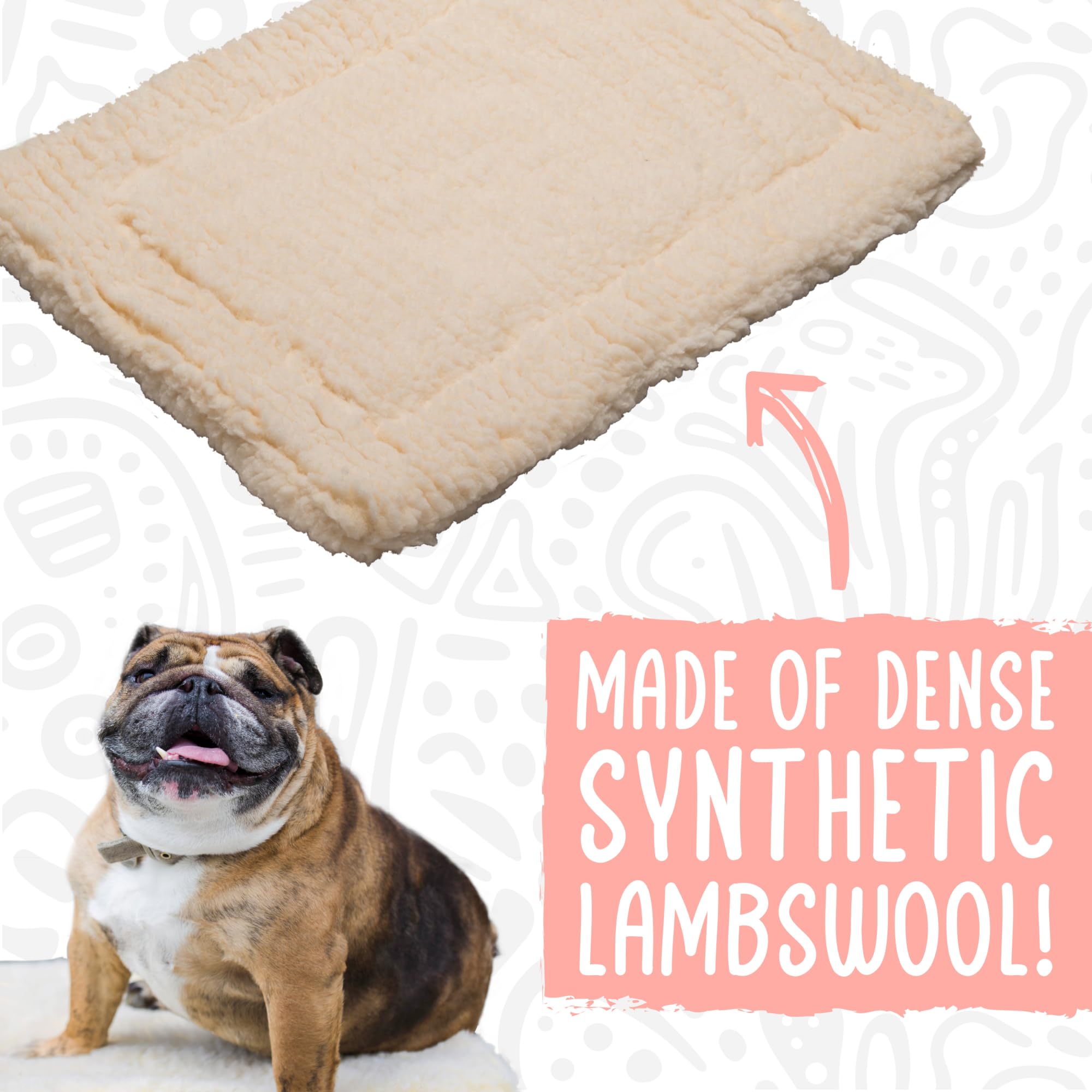 Tapis HuggleHounds coutures invisibles, résistance accrue.