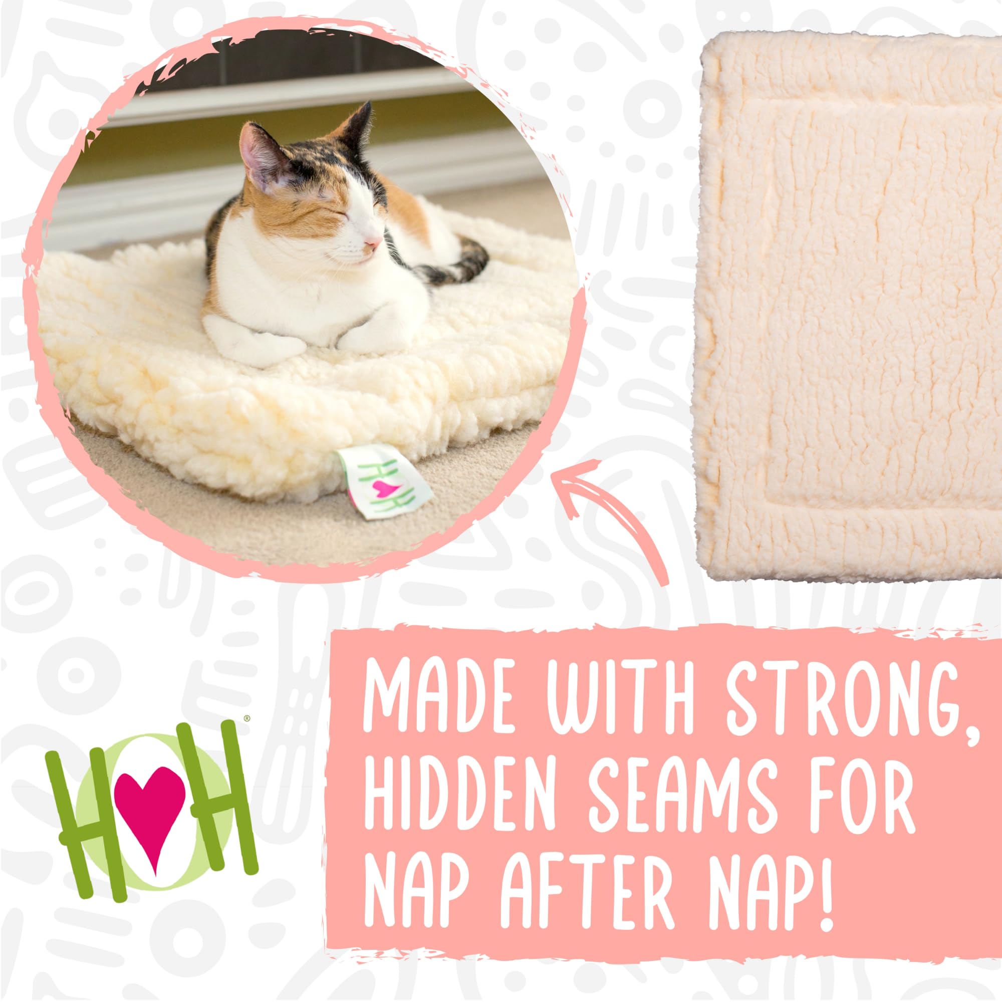 Tapis HuggleHounds léger et portable, idéal en voyage.