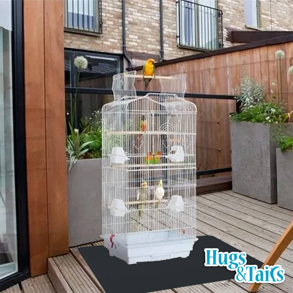 Format 46x60 pouces HugsandTails, couverture généreuse pour cages et aires.