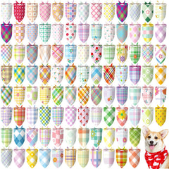 Bandanas Huhumy en lot de 100 pièces pour varier les looks de votre chien.