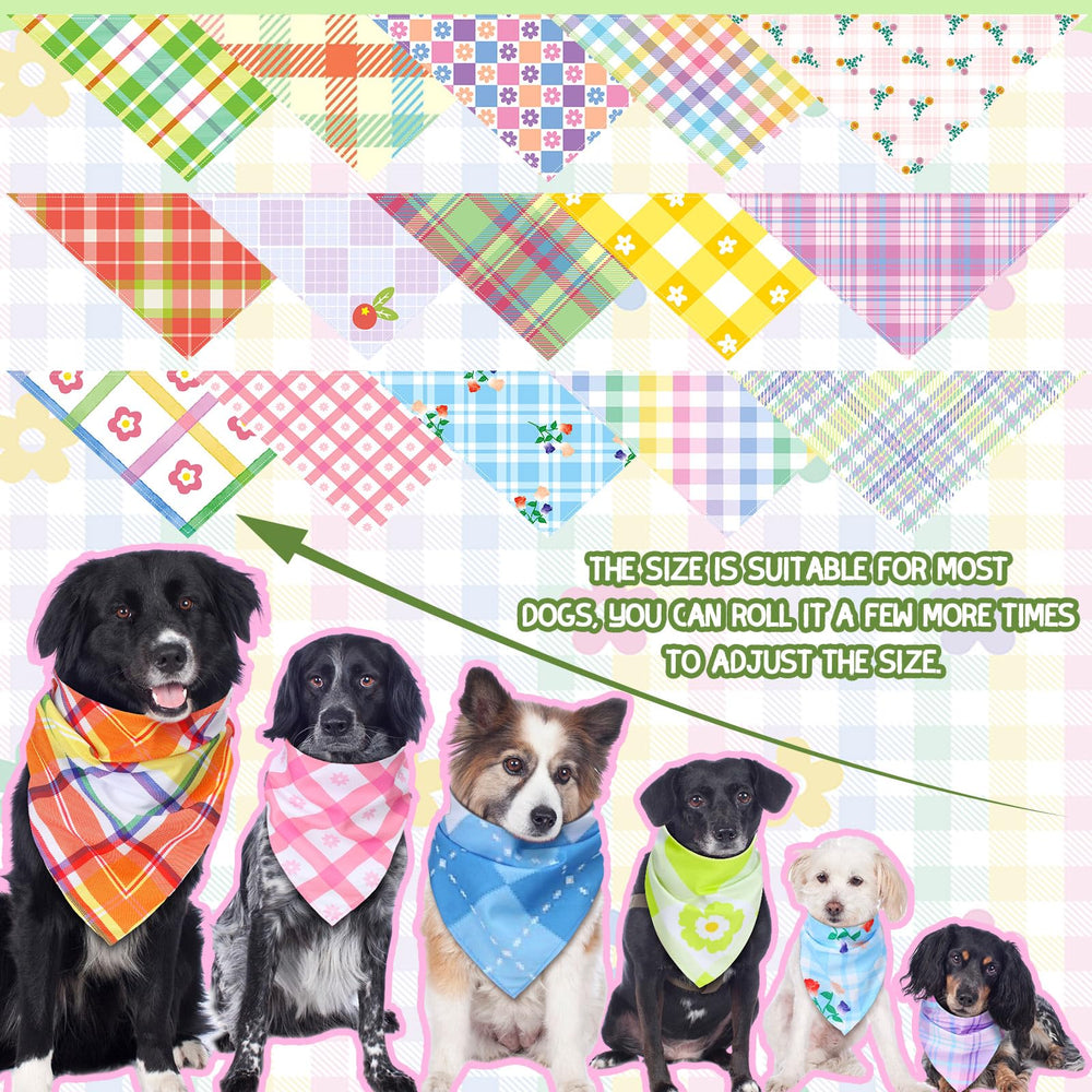 Bandana triangle coloré rouge Huhumy, accessoire tendance pour promenade.