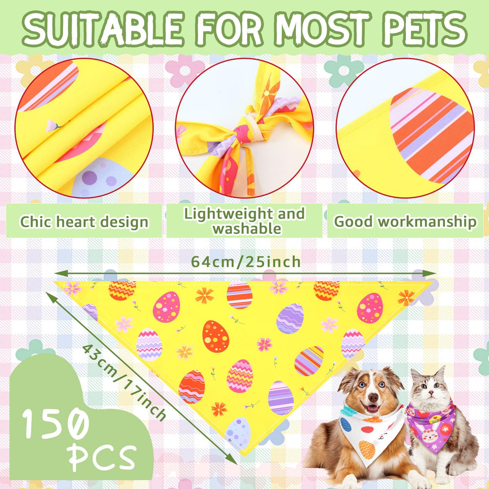 Huhumy bandanas polyester douce et respirante pour chien, confort toute la journée.