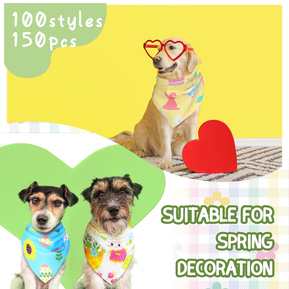 Huhumy bandanas taille 64x43x43 cm pour chien moyen, ajustement sûr et pratique.