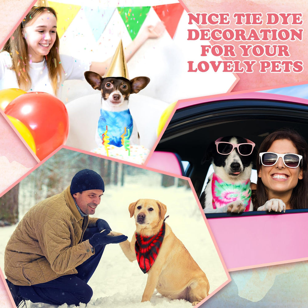 Bandana triangle motif pastel Huhumy, pratique pour les photos quotidiennes.