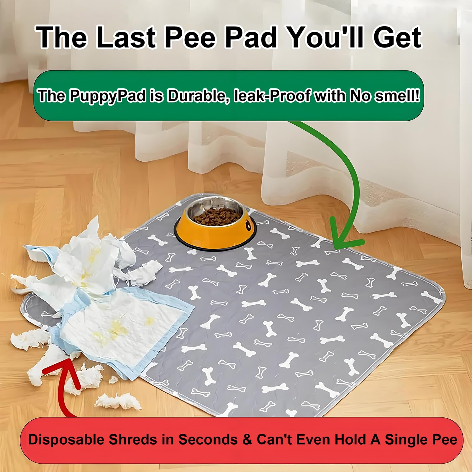 Tapis impermeable dos TPU protège les sols des fuites