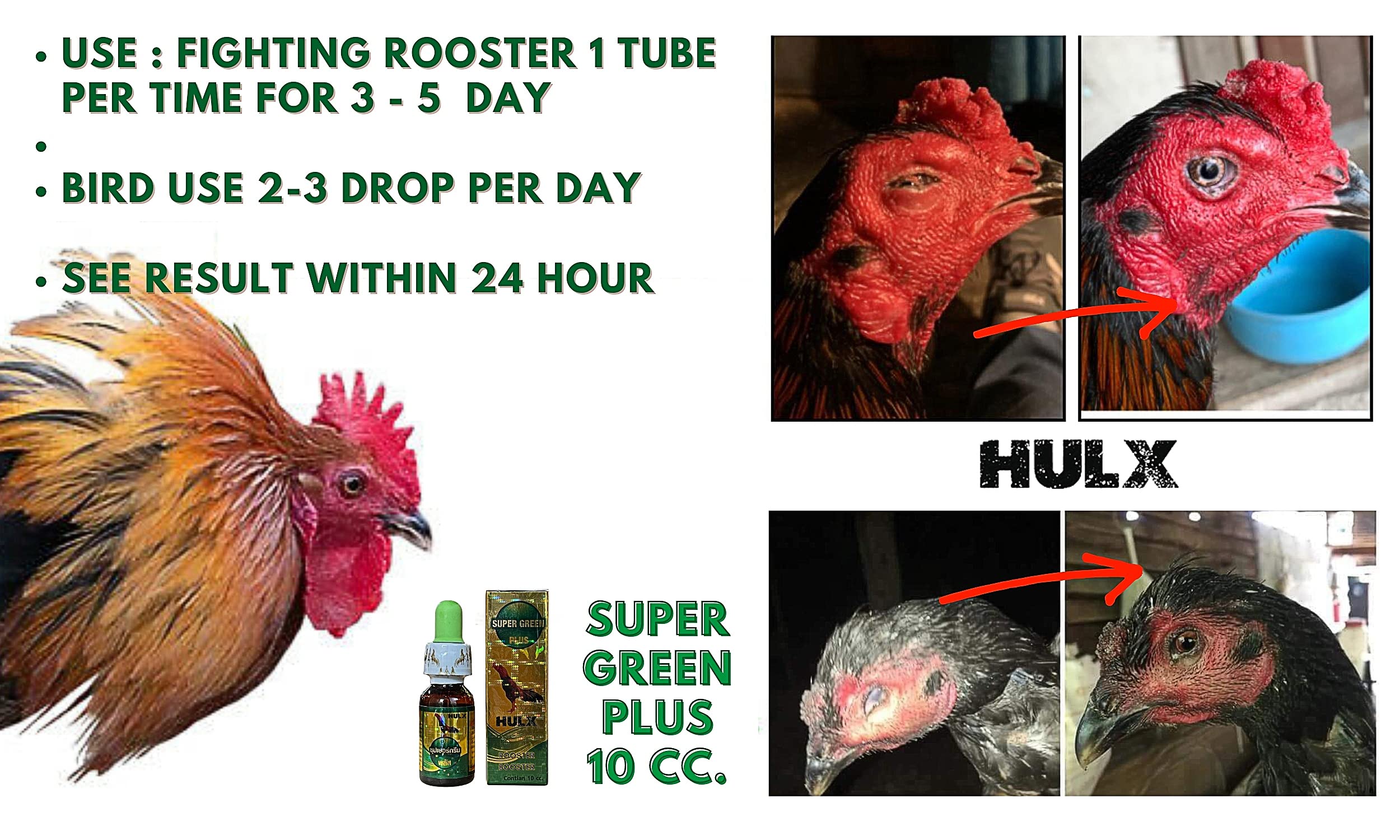 Emballage HULX Super Green – format pratique et stockage facile.