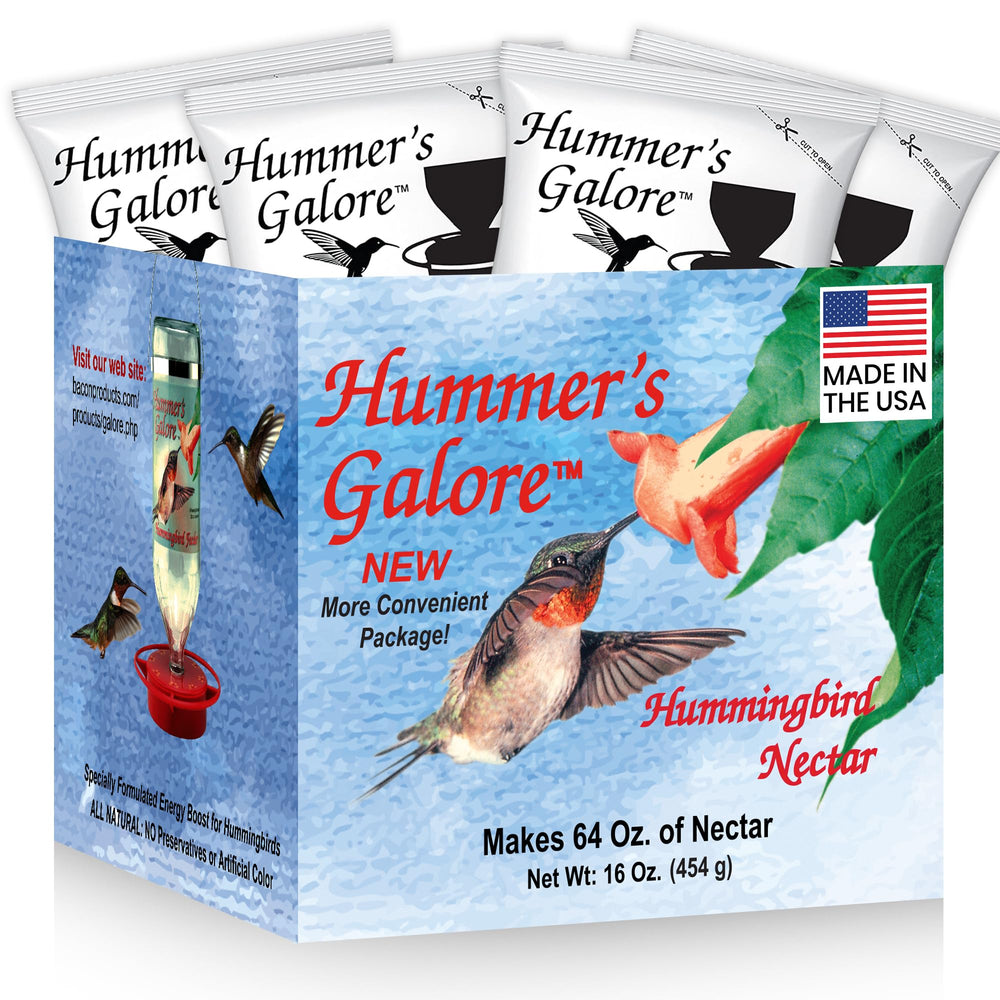 Hummer's Galore emballage prêt à mélanger pour nourrir les colibris à domicile