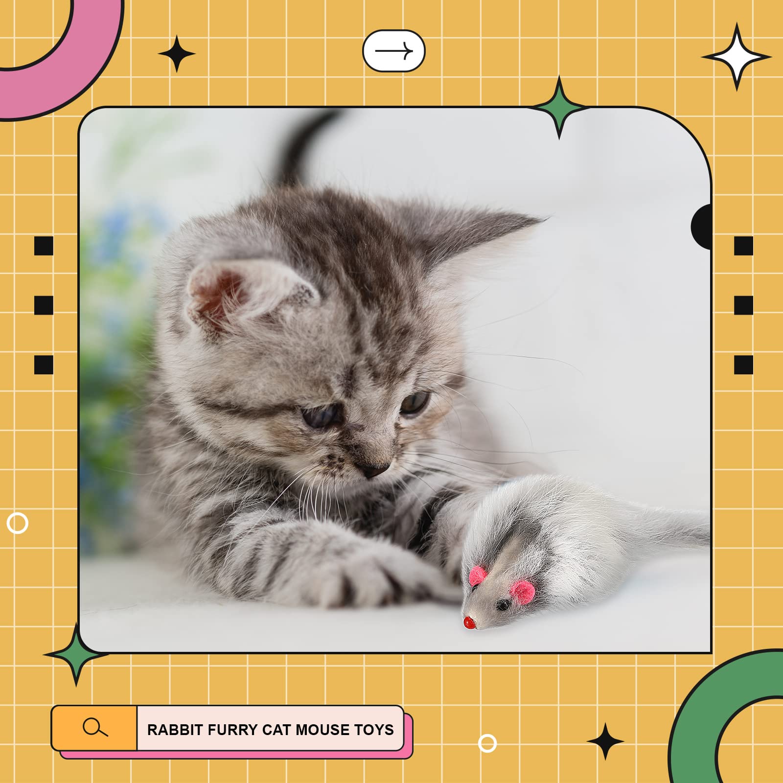 Souris Hungdao, jeu de réaction et exercice léger pour chatons.