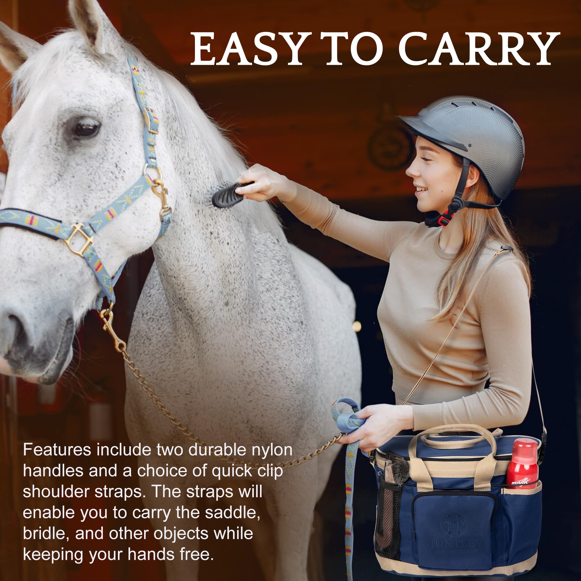 Rangement intérieur pratique et sûr pour Huntley Equestrian.