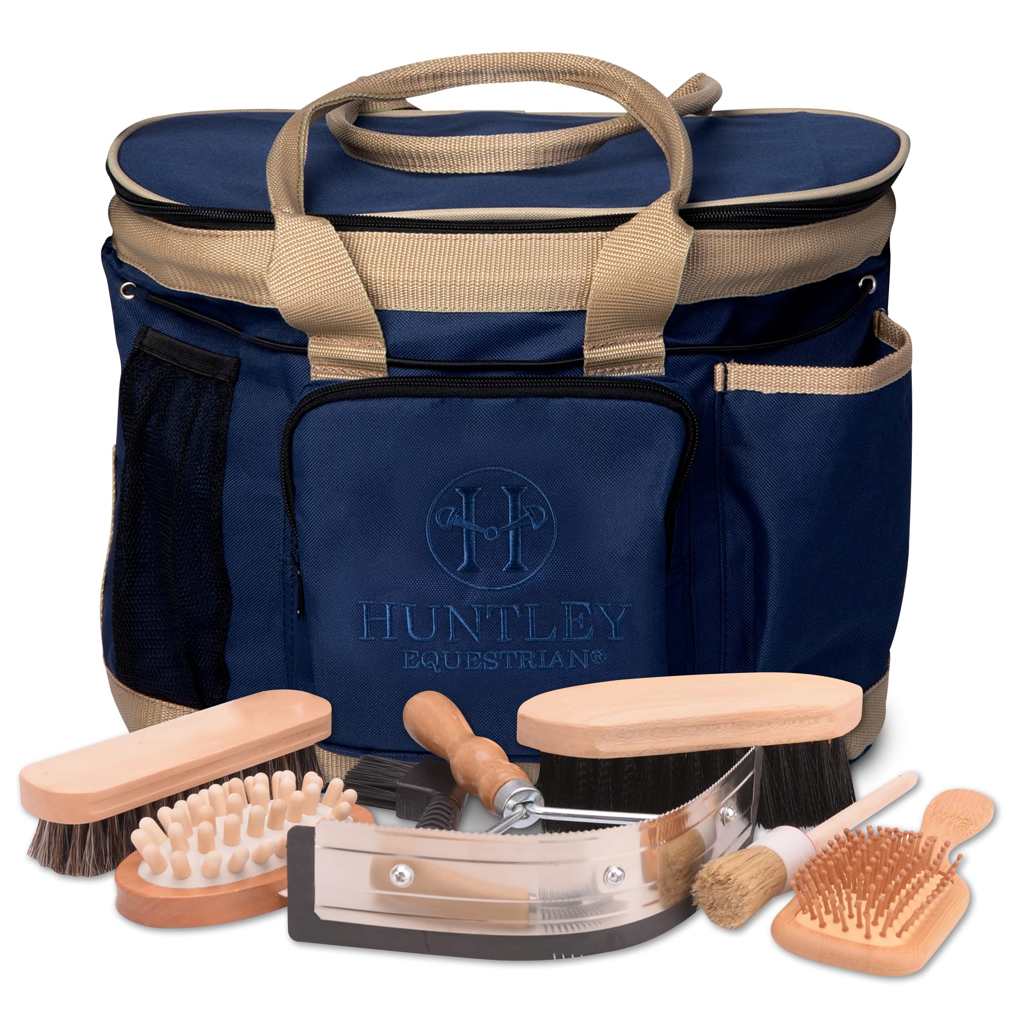 Organisation intérieure pratique pour Huntley Equestrian, outils en place.