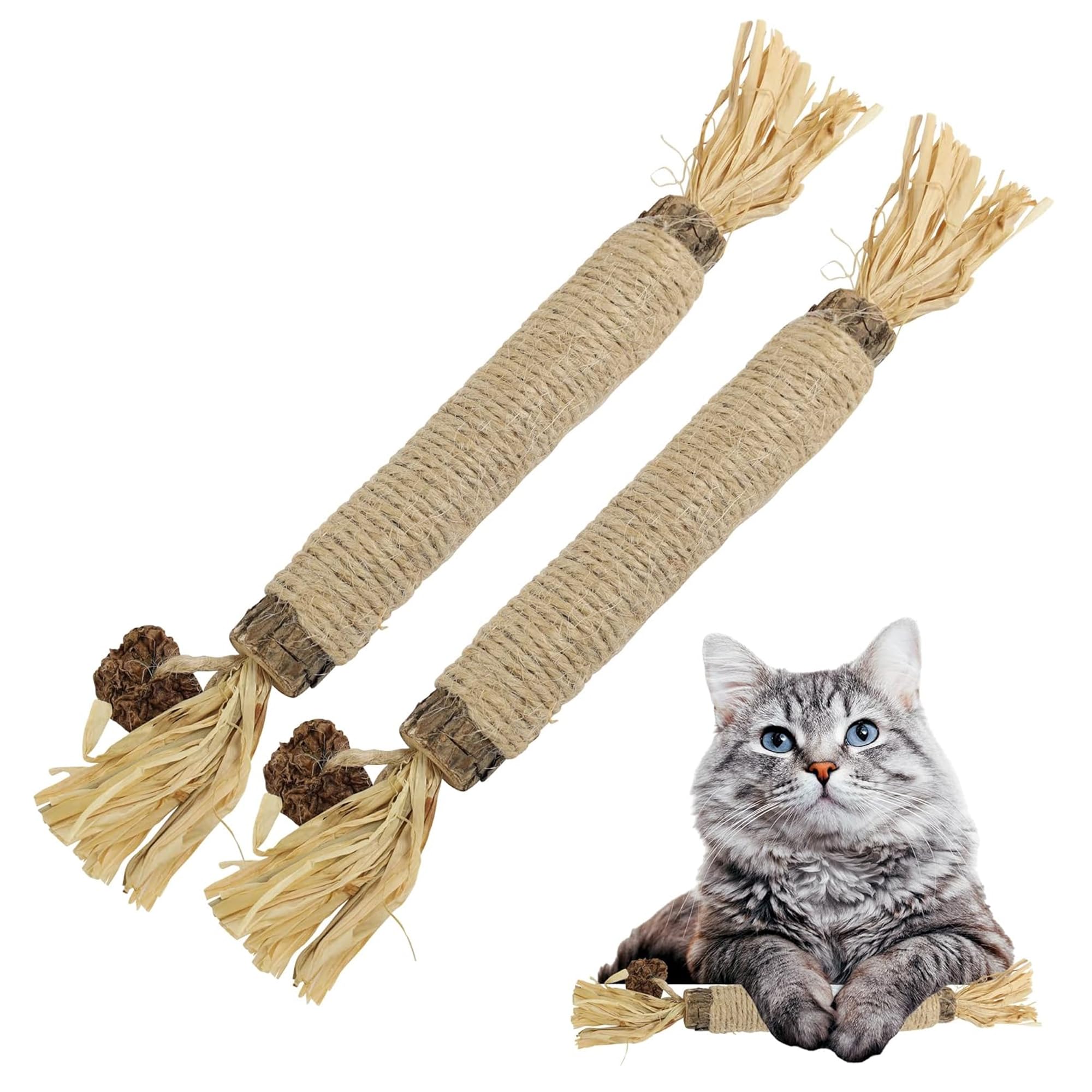 Bâtons HUPA Catnip Silvervine offrant relaxation naturelle pour votre chat.