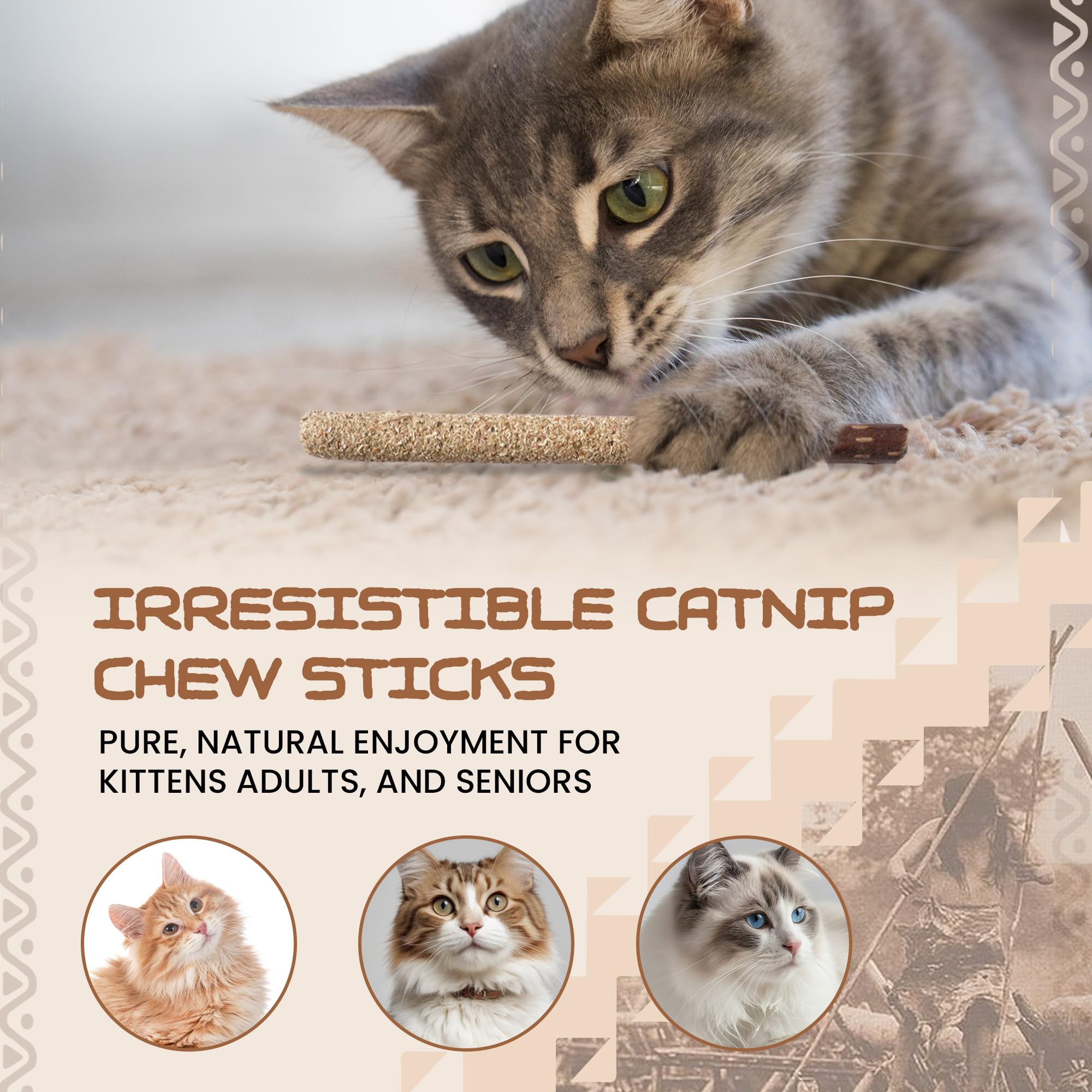 Ingrédients naturels Lafite dans les bâtons de mastication pour chat HUPA.