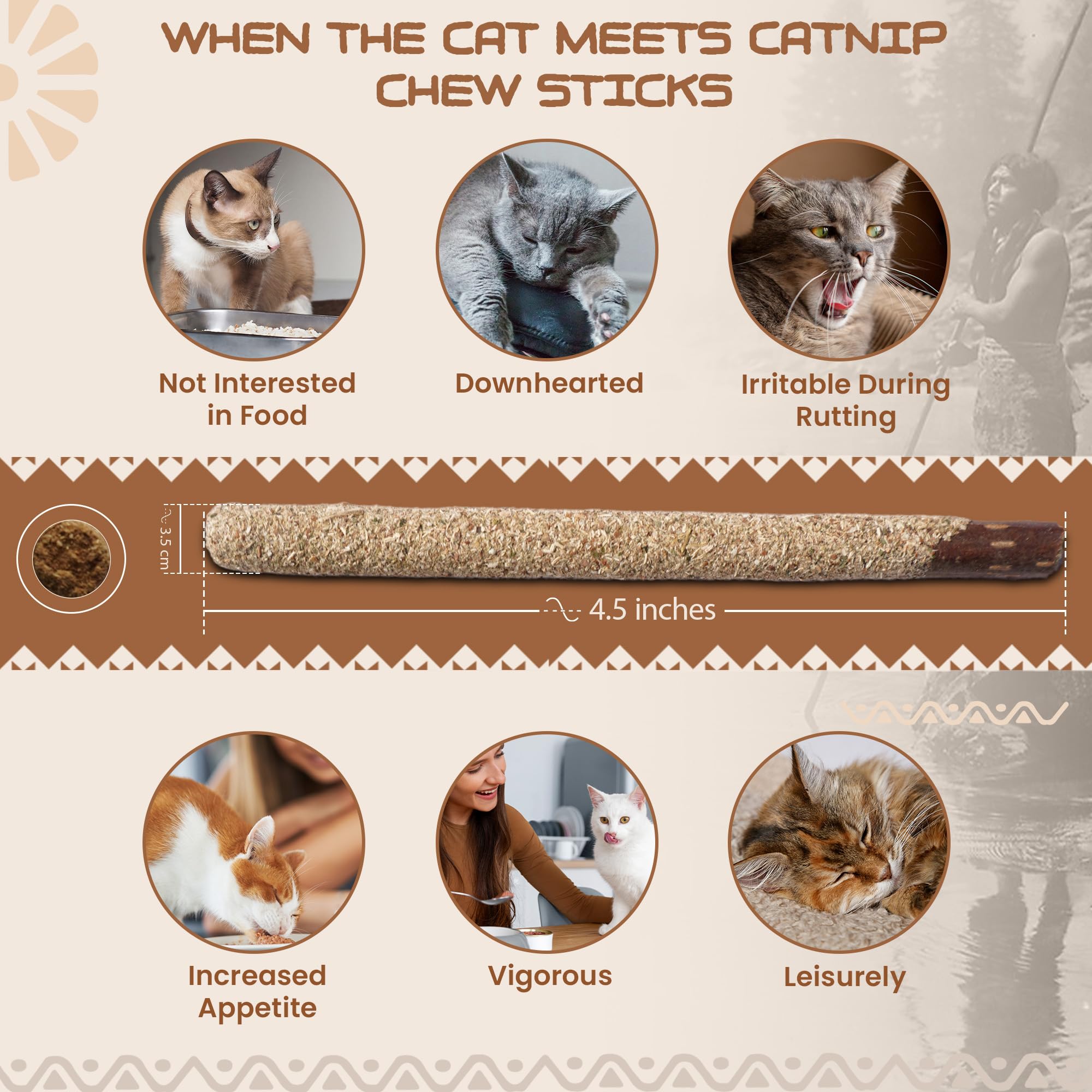 HUPA bâtons de mastication chat – soulagement du stress avec ingrédients naturels.