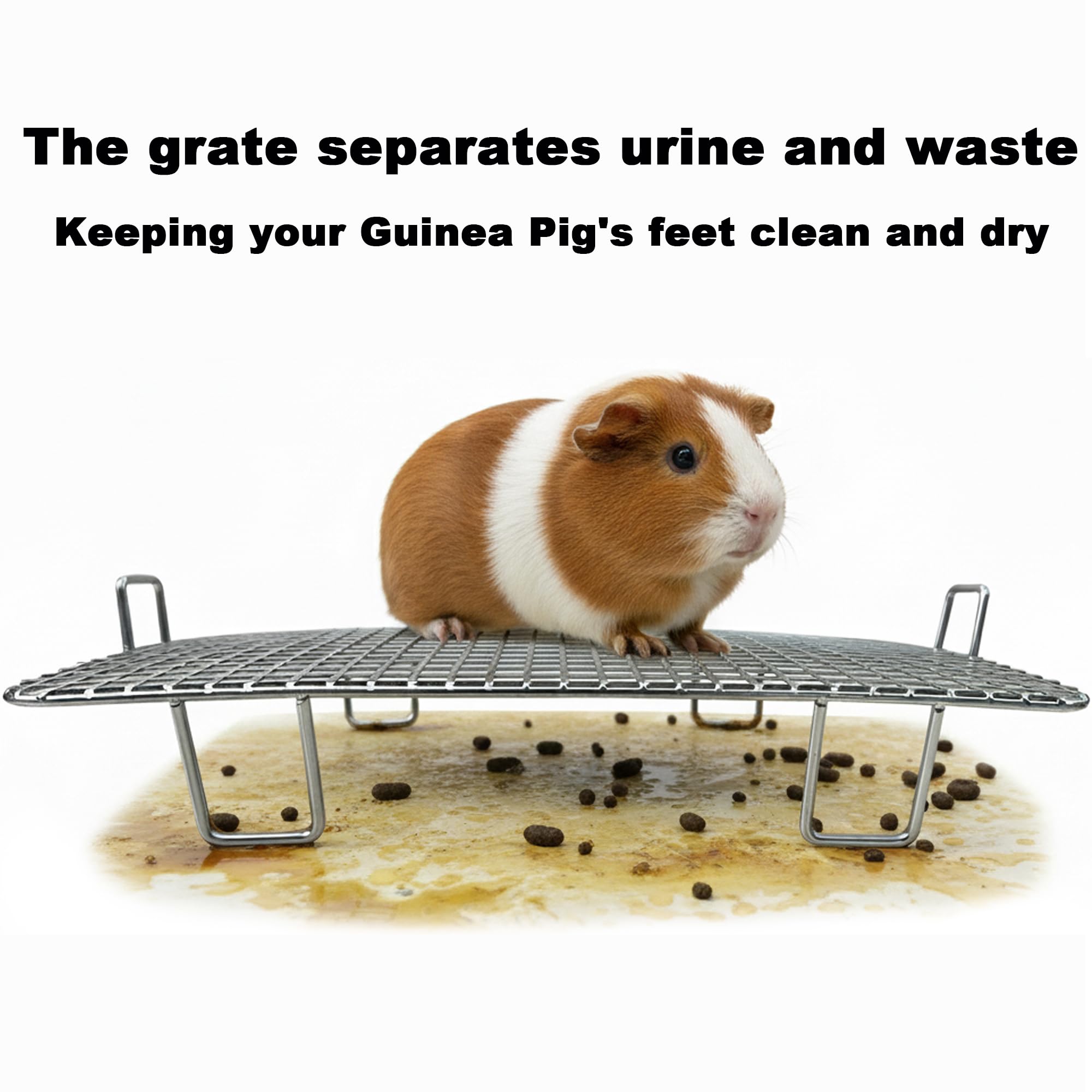 Huqizoo grille epaisseur 1 cm, protection des pattes et confort.