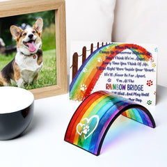 Détail des couleurs arc-en-ciel sur le verre fusionné Huray Rayho
