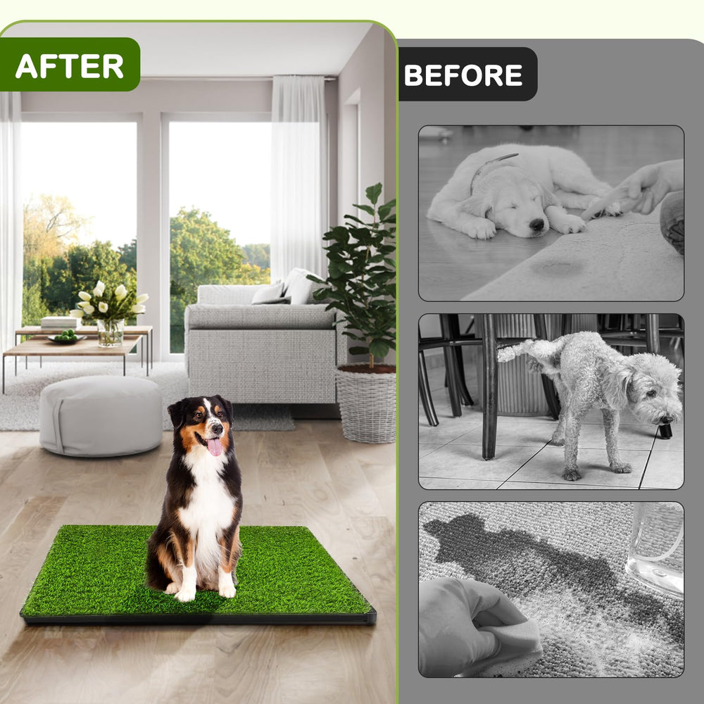 HURENTEK ensemble-3-couches-tapis-herbe : douceur et absorption à domicile