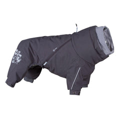 Hurtta Extreme Overall vue avant sur chien pour maintenir la chaleur lors des sorties hivernales