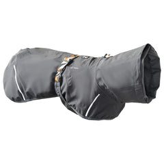 Hurtta Mudventure ECO manteau chien noir, coupe légère pour pluie et boue.