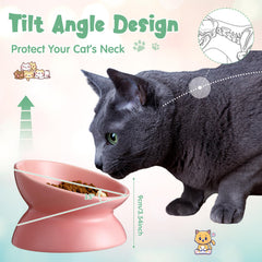 Ensemble de quatre bols Hushee pour chat, quatre pièces