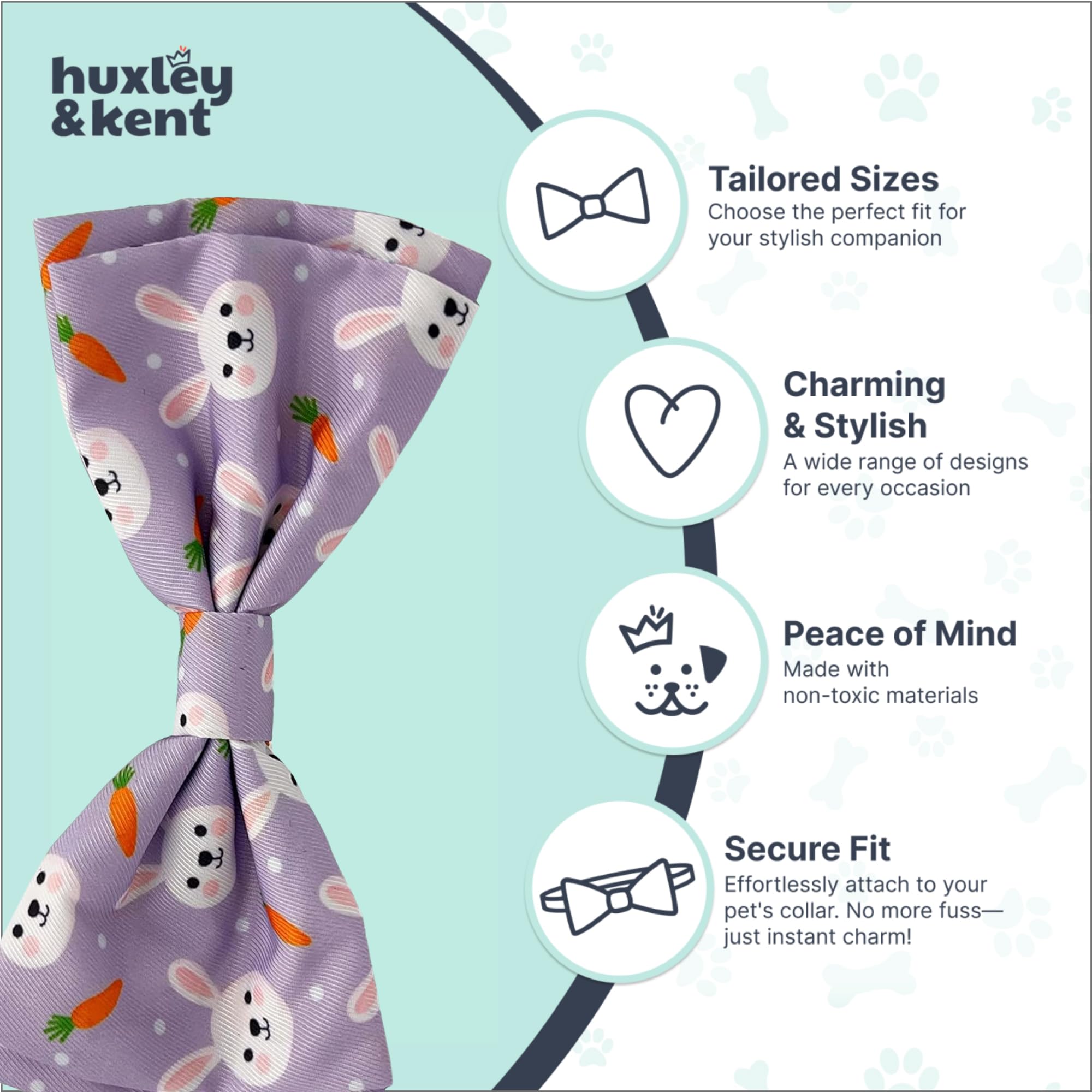 Nœud papillon Huxley & Kent, design Bunny pour occasions spéciales.