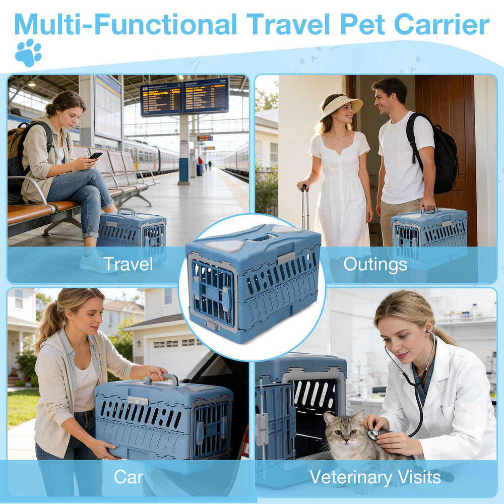 HWAEYEM valise-chat transport en voiture grâce aux options de déplacement