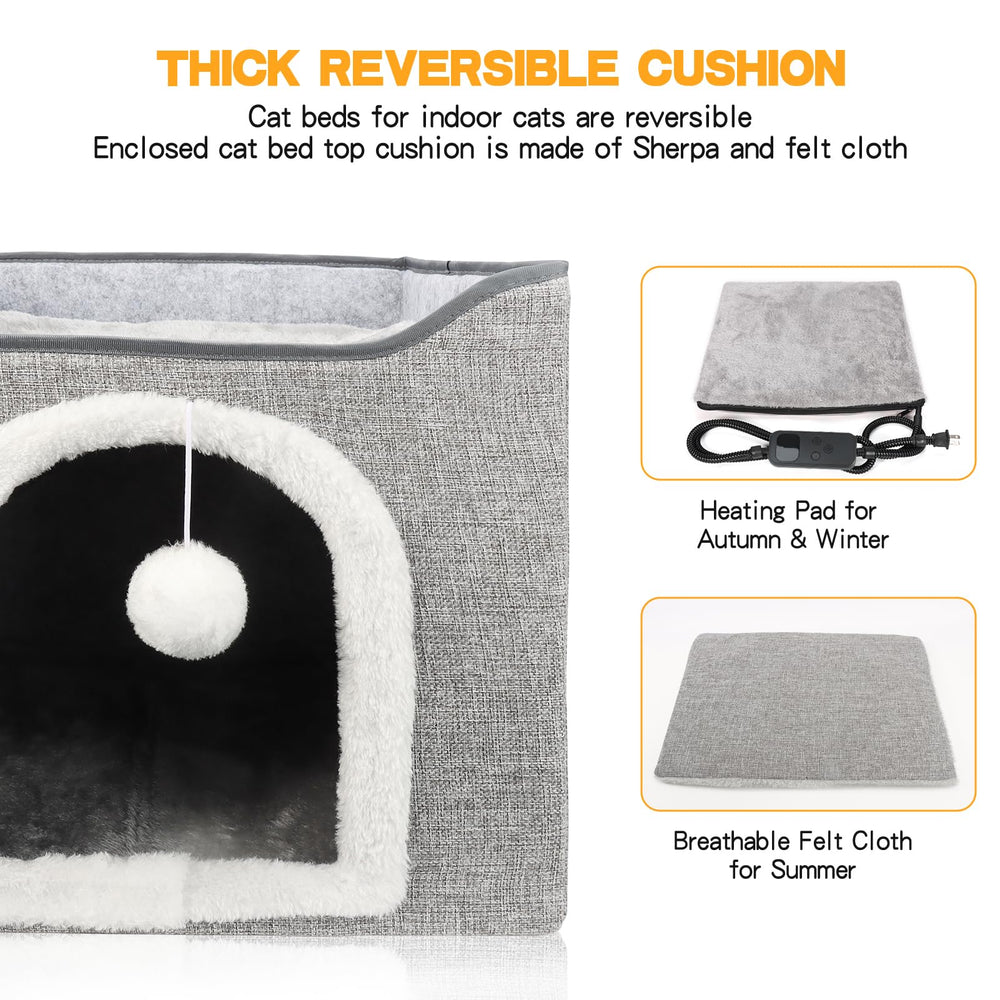 HXPLN nid-chat-petits-chiens: espace confortable pour chats et petits chiens.