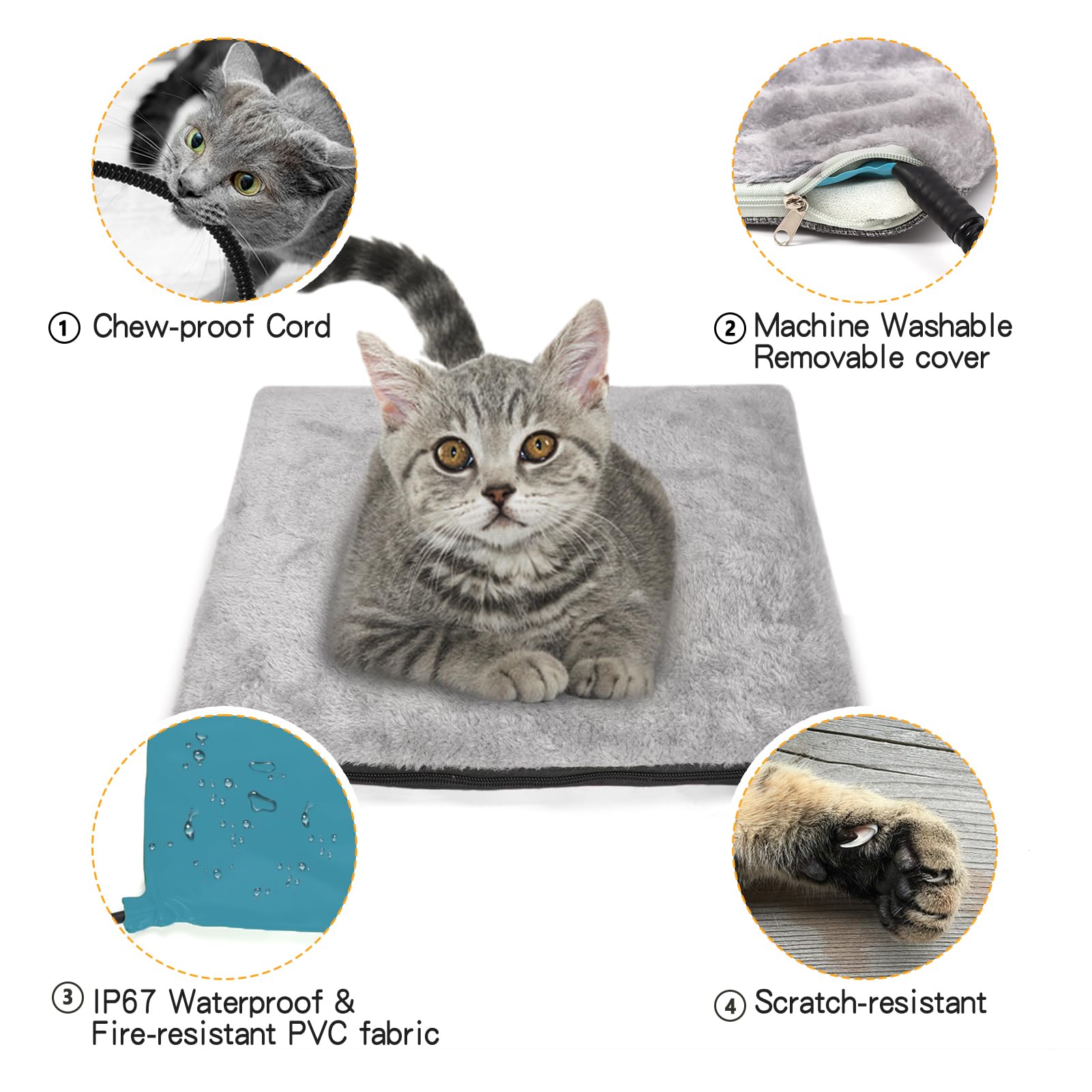 HXPLN tapis-chauffant-amovible: chaleur douce et pratique à retirer.
