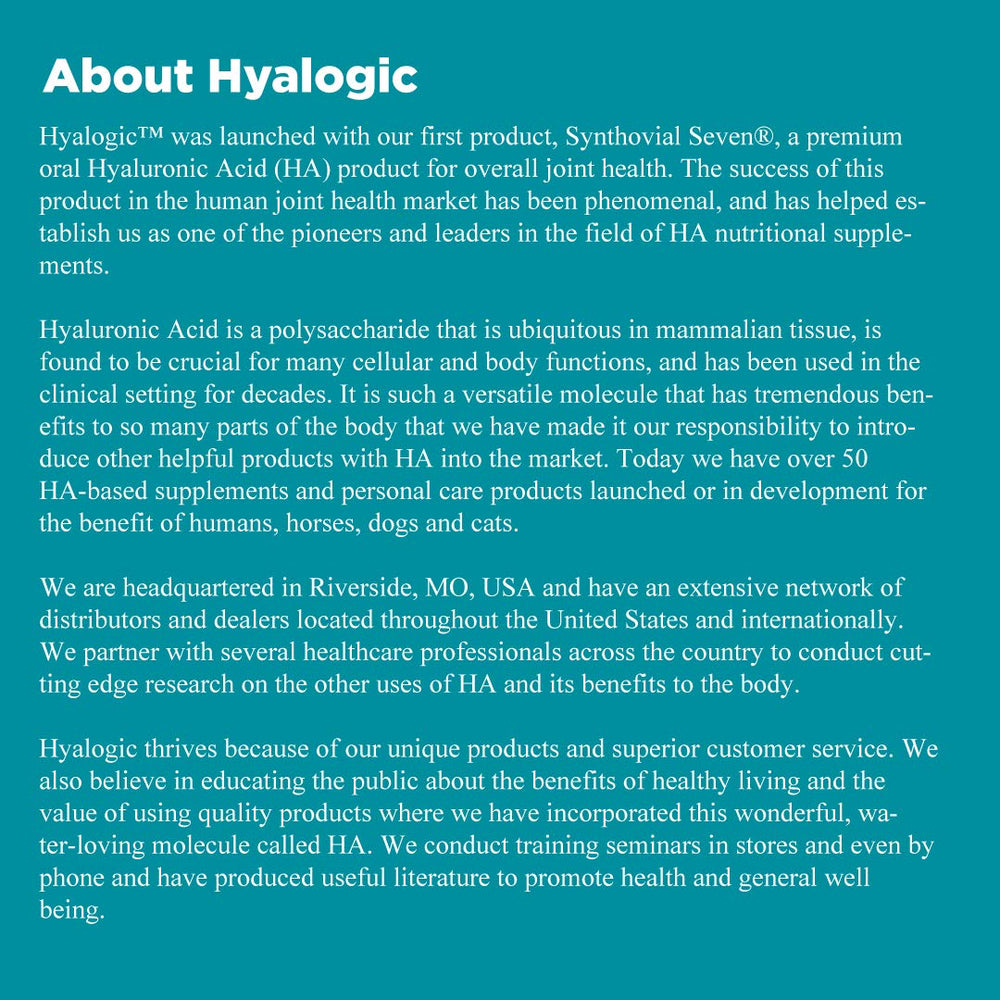 Hyalogic HyaFlex emballage pratique, facile à intégrer à la friandise.