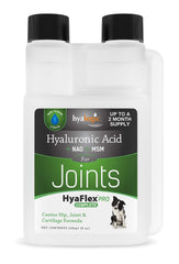 Hyalogic HyaFlex PRO en bouteille: soutien articulaire pour chiens actifs.
